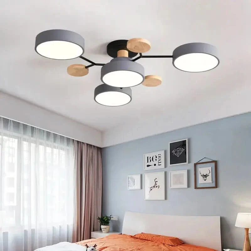 Modern LED Chandelier – 3 Colour Light Modes for Living Room, Bedroom, Hotel or Apartment Décor ARTHAYA