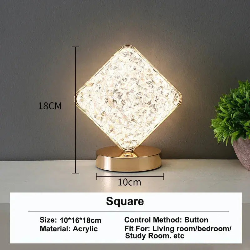 LED moon lamp creating a calming atmosphere