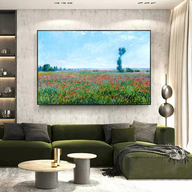 Wall art of Claude Monet’s famous garden in Giverny

