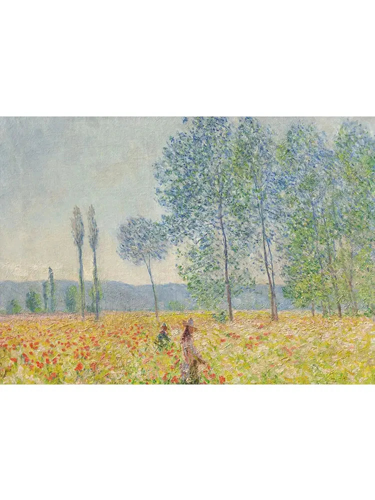 Impressionist landscape canvas for living room decor

