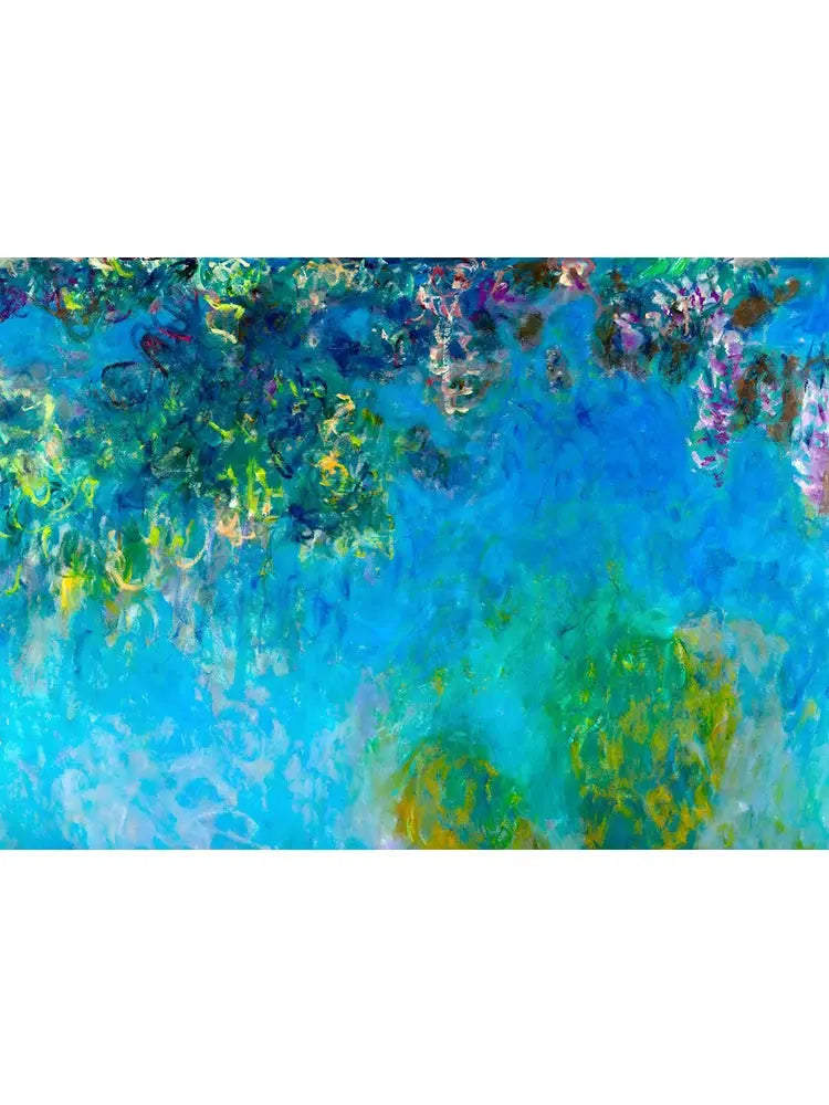 Elegant floral wall art with Monet’s artistic touch