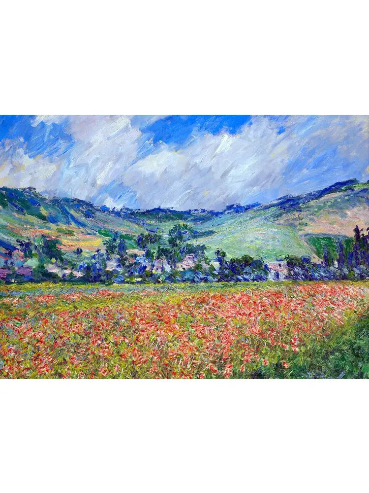 Canvas print of Claude Monet’s peaceful garden

