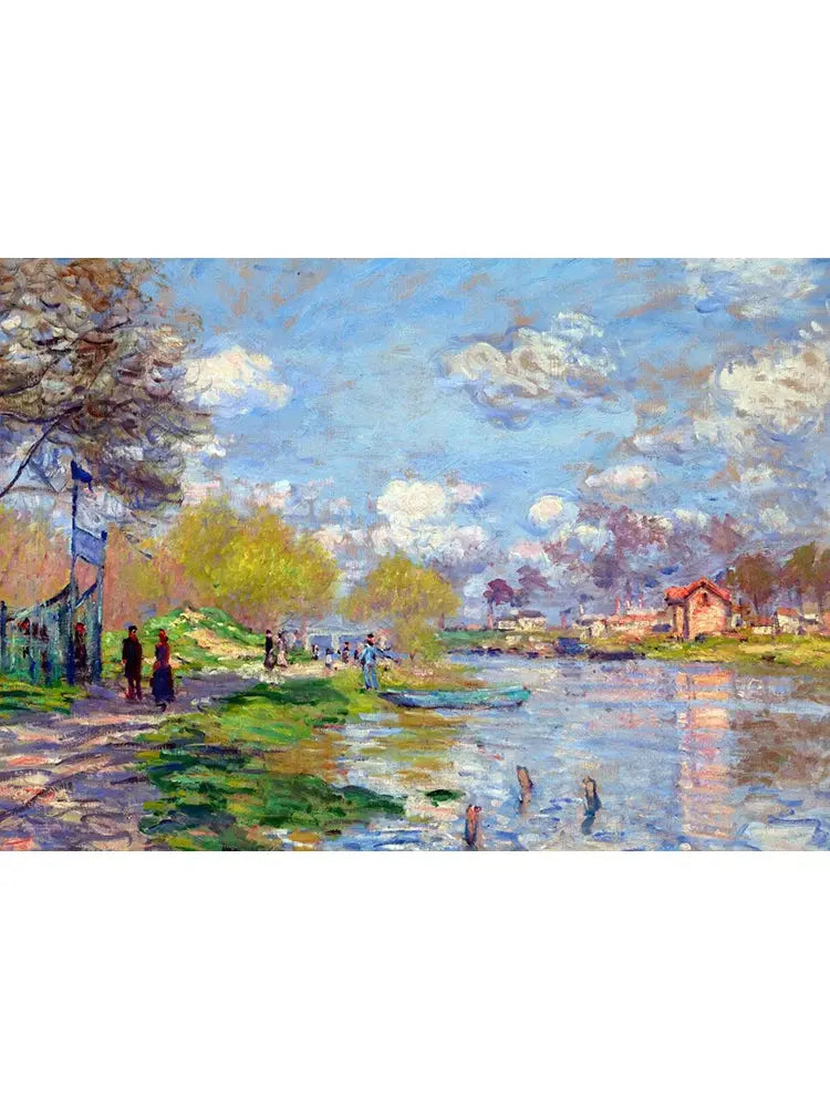 Monet-inspired decor for living or bedroom wall

