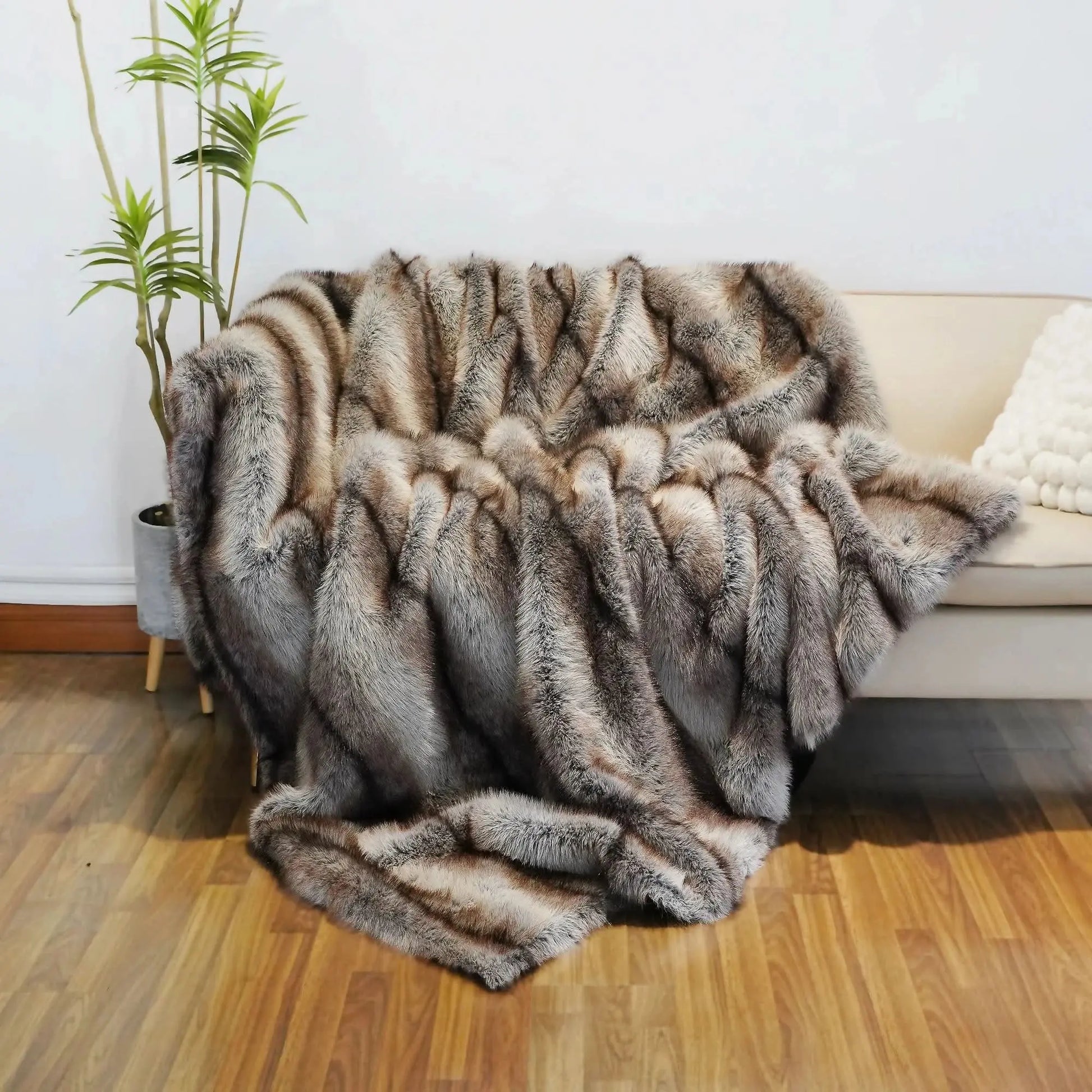 Premium sofa blanket with elegant design