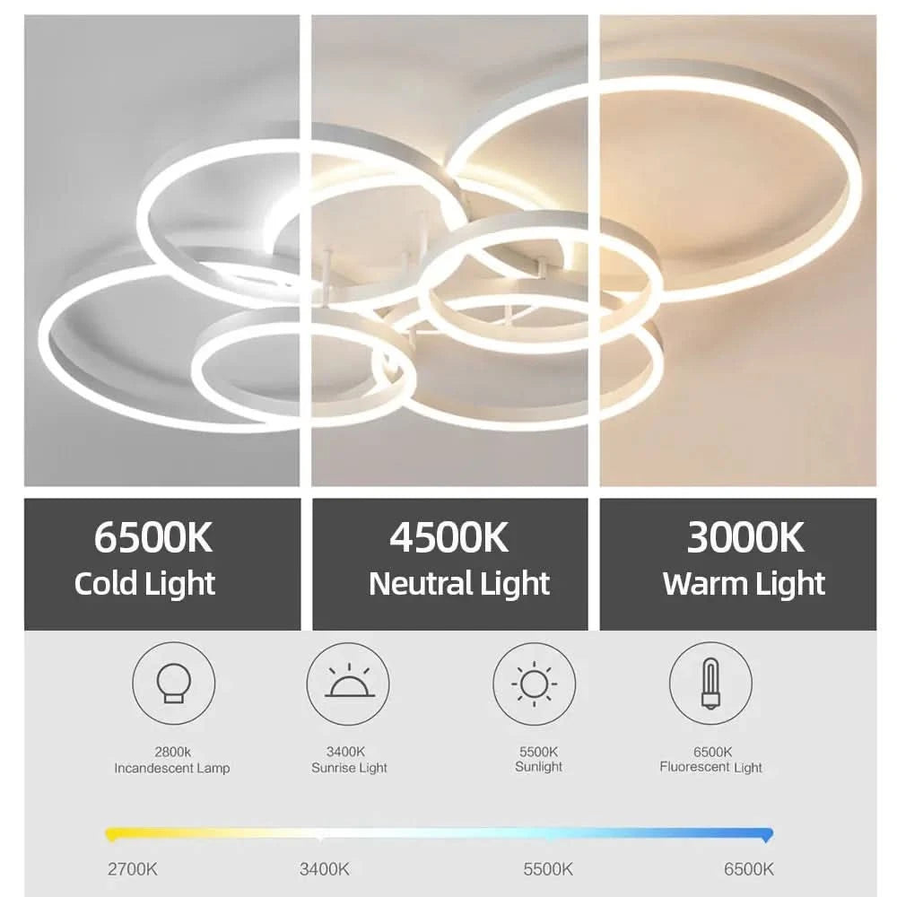 Modern LED Ceiling Chandelier Lighting For Home Living Study Room Bedroom Dimmable Ceiling lamp Indoor Lighting decoration Lamps ARTHAYA
