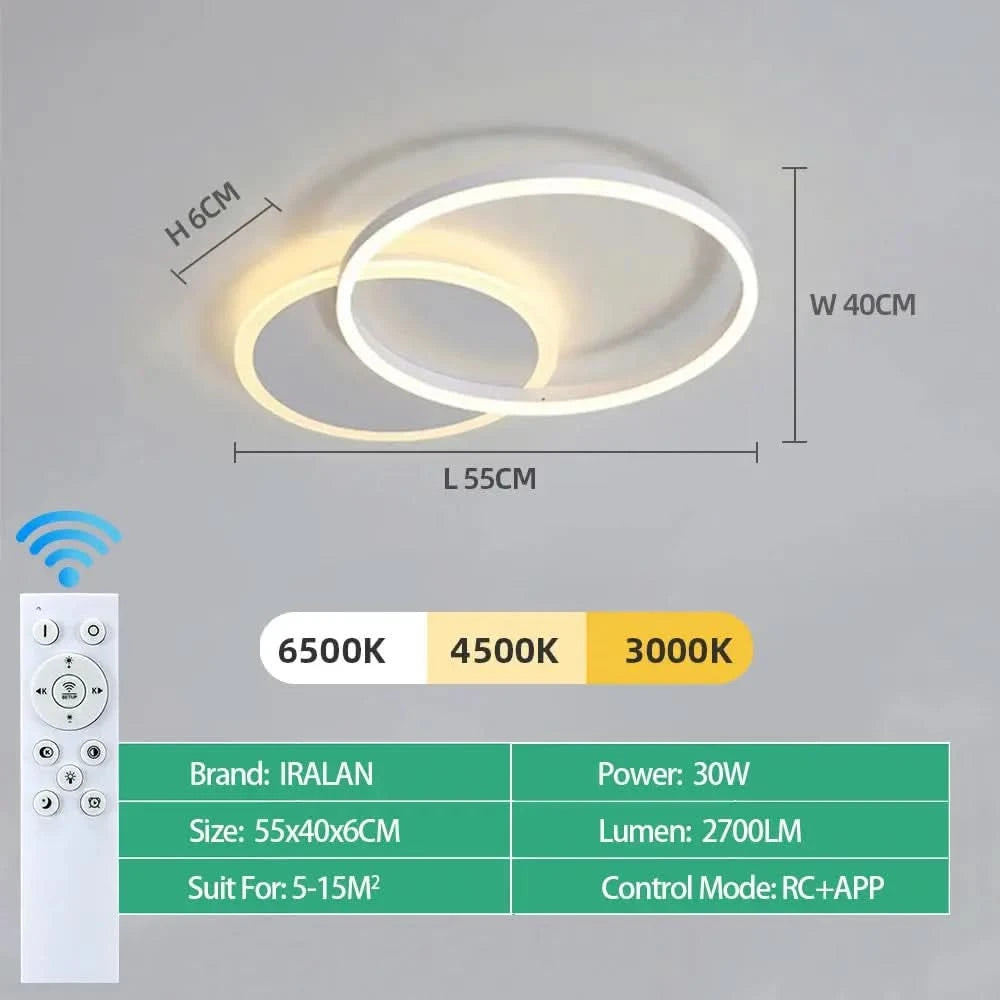 Modern LED Ceiling Chandelier Lighting For Home Living Study Room Bedroom Dimmable Ceiling lamp Indoor Lighting decoration Lamps ARTHAYA