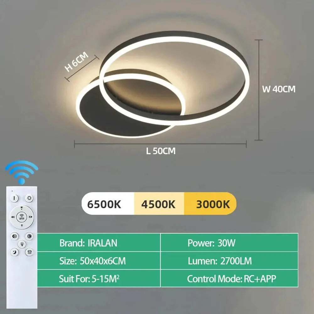 Modern LED Ceiling Chandelier Lighting For Home Living Study Room Bedroom Dimmable Ceiling lamp Indoor Lighting decoration Lamps ARTHAYA