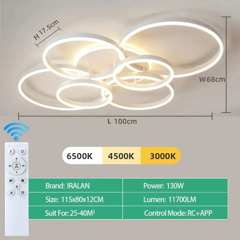 Modern LED Ceiling Chandelier Lighting For Home Living Study Room Bedroom Dimmable Ceiling lamp Indoor Lighting decoration Lamps ARTHAYA