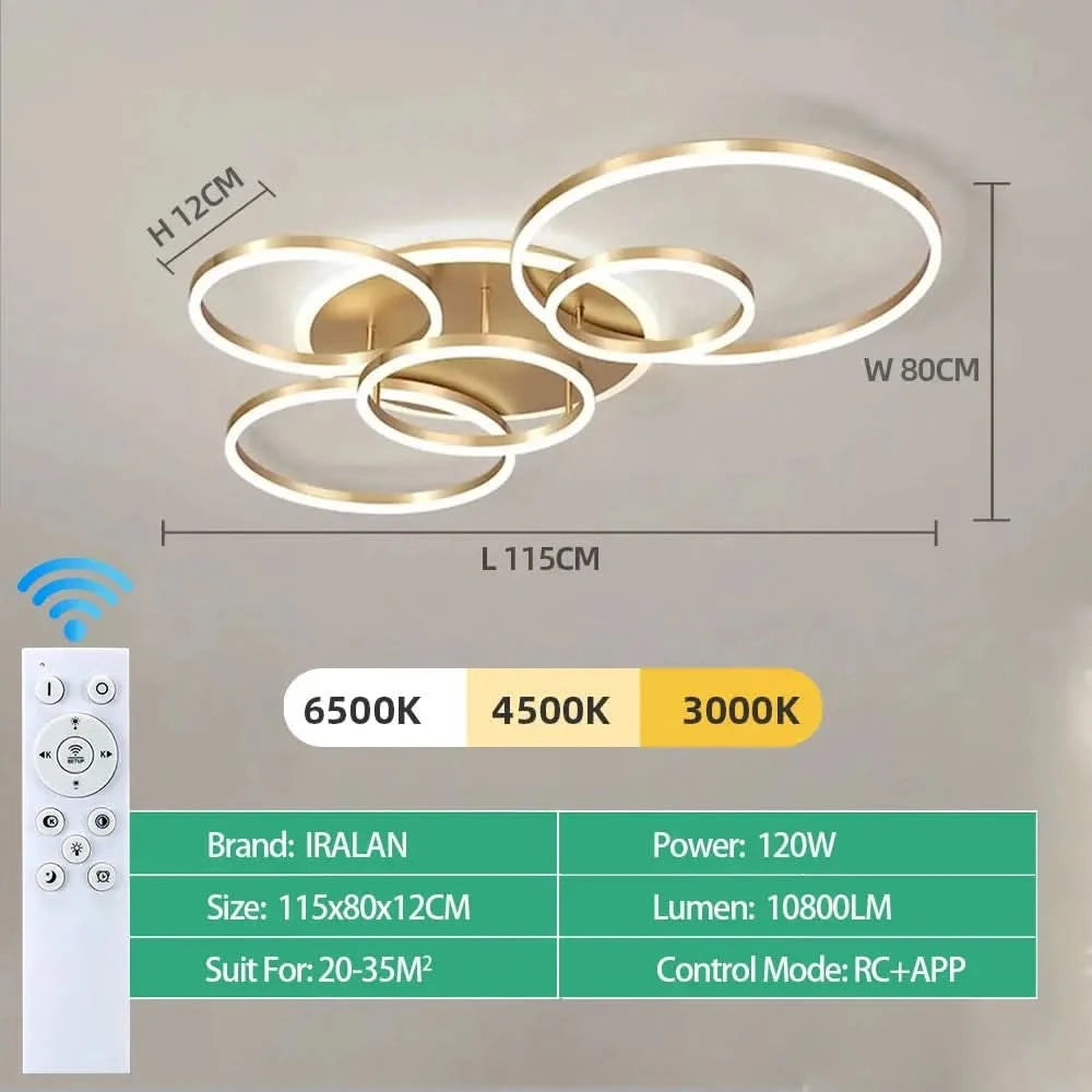 Modern LED Ceiling Chandelier Lighting For Home Living Study Room Bedroom Dimmable Ceiling lamp Indoor Lighting decoration Lamps ARTHAYA