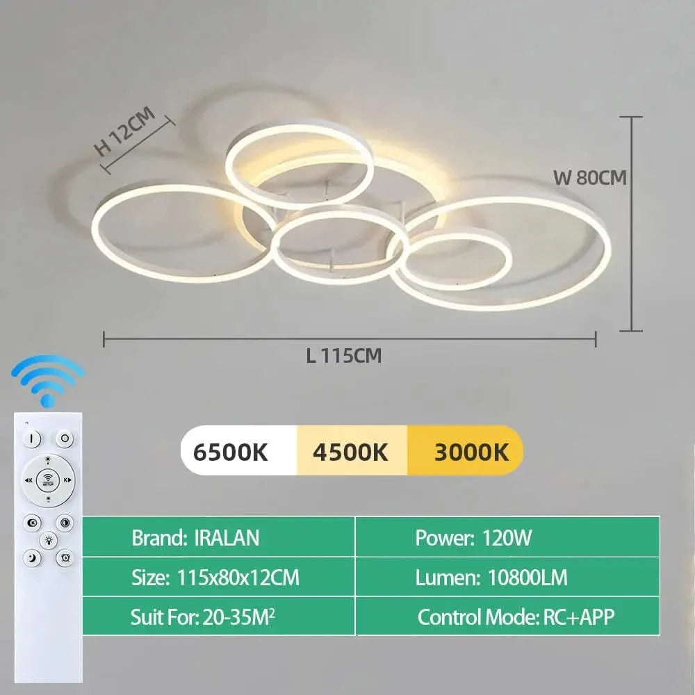 Modern LED Ceiling Chandelier Lighting For Home Living Study Room Bedroom Dimmable Ceiling lamp Indoor Lighting decoration Lamps ARTHAYA
