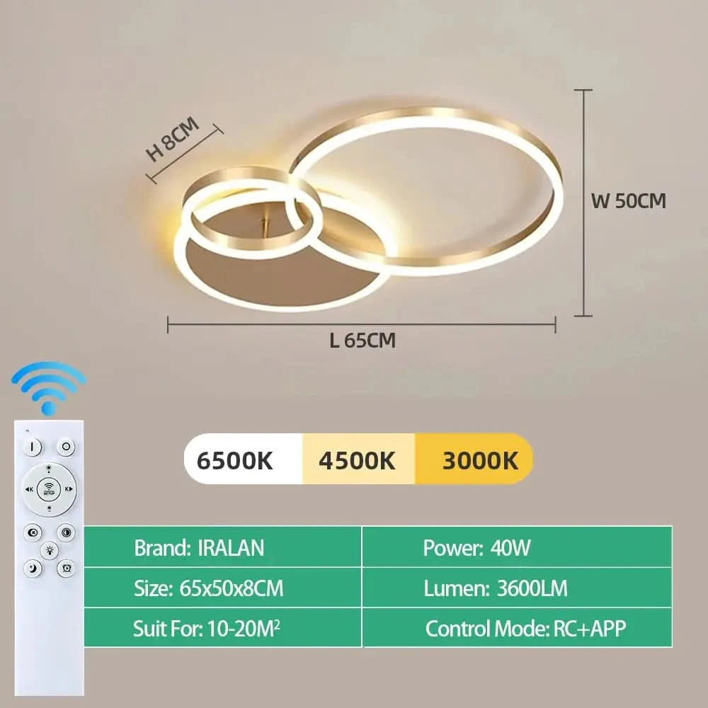 Modern LED Ceiling Chandelier Lighting For Home Living Study Room Bedroom Dimmable Ceiling lamp Indoor Lighting decoration Lamps ARTHAYA