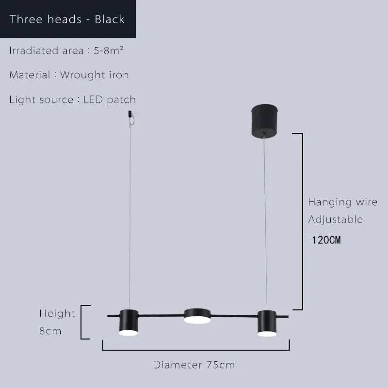 Modern LED Ceiling Chandelier – Dimmable Hanging Light Fixture for Living Room, Dining Table & Kitchen ARTHAYA
