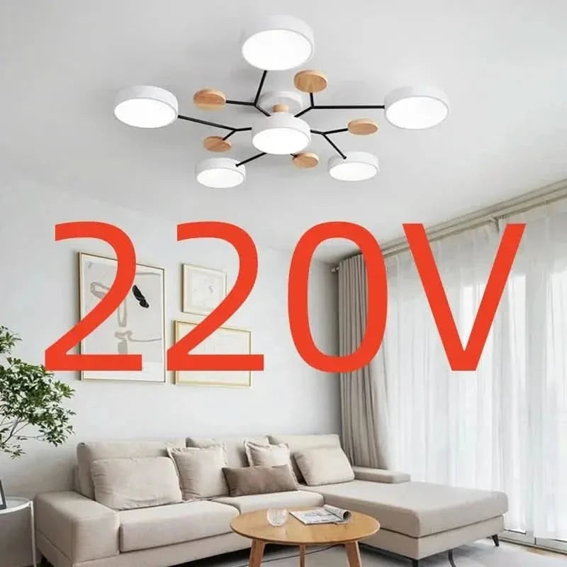 Modern LED Chandelier – 3 Colour Light Modes for Living Room, Bedroom, Hotel or Apartment Décor ARTHAYA