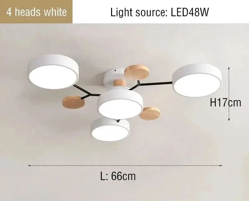 Modern LED Chandelier – 3 Colour Light Modes for Living Room, Bedroom, Hotel or Apartment Décor ARTHAYA