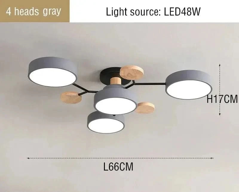 Modern LED Chandelier – 3 Colour Light Modes for Living Room, Bedroom, Hotel or Apartment Décor ARTHAYA