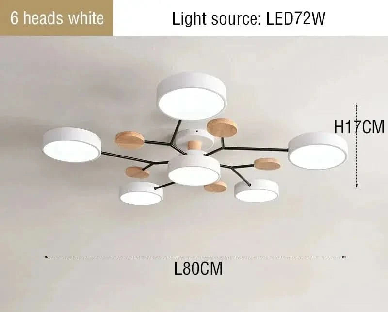 Modern LED Chandelier – 3 Colour Light Modes for Living Room, Bedroom, Hotel or Apartment Décor ARTHAYA