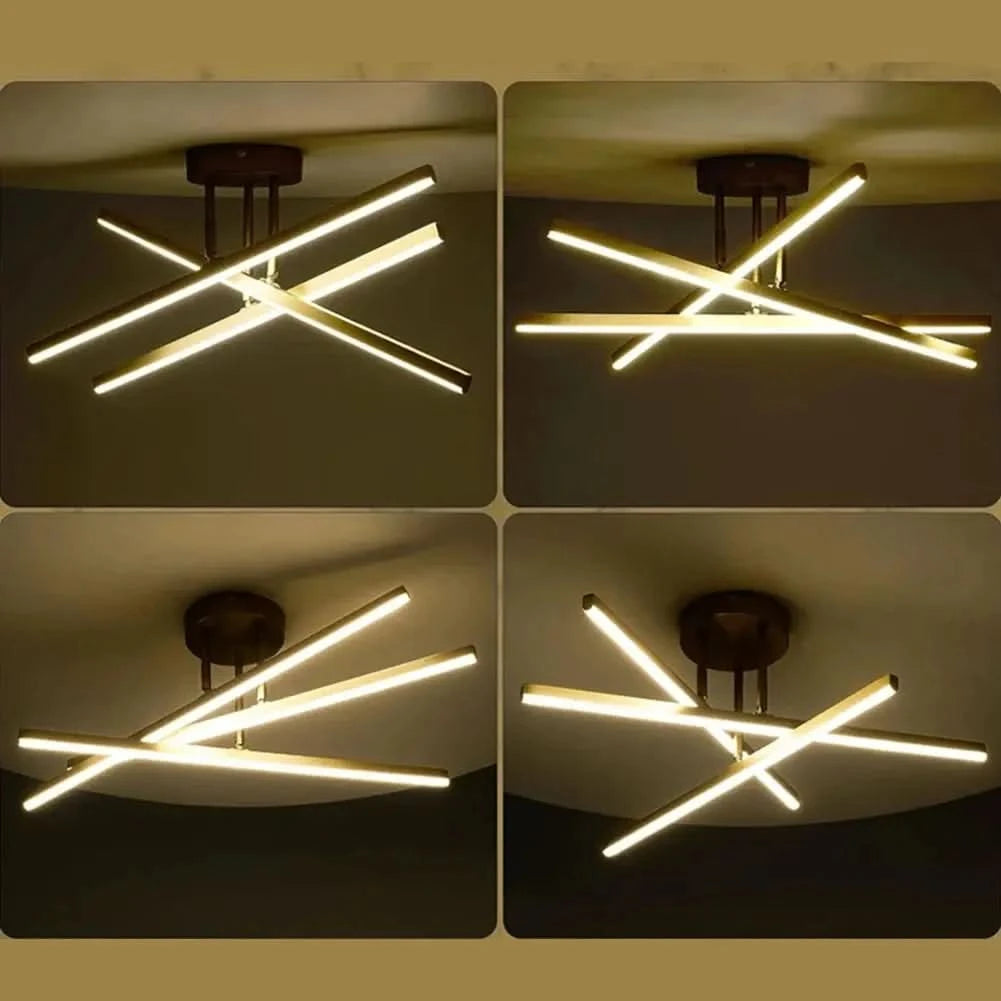 Nordic Modern LED Ceiling Lamp – Minimalist Chandelier Light for Living Room, Dining Room & Bedroom ARTHAYA