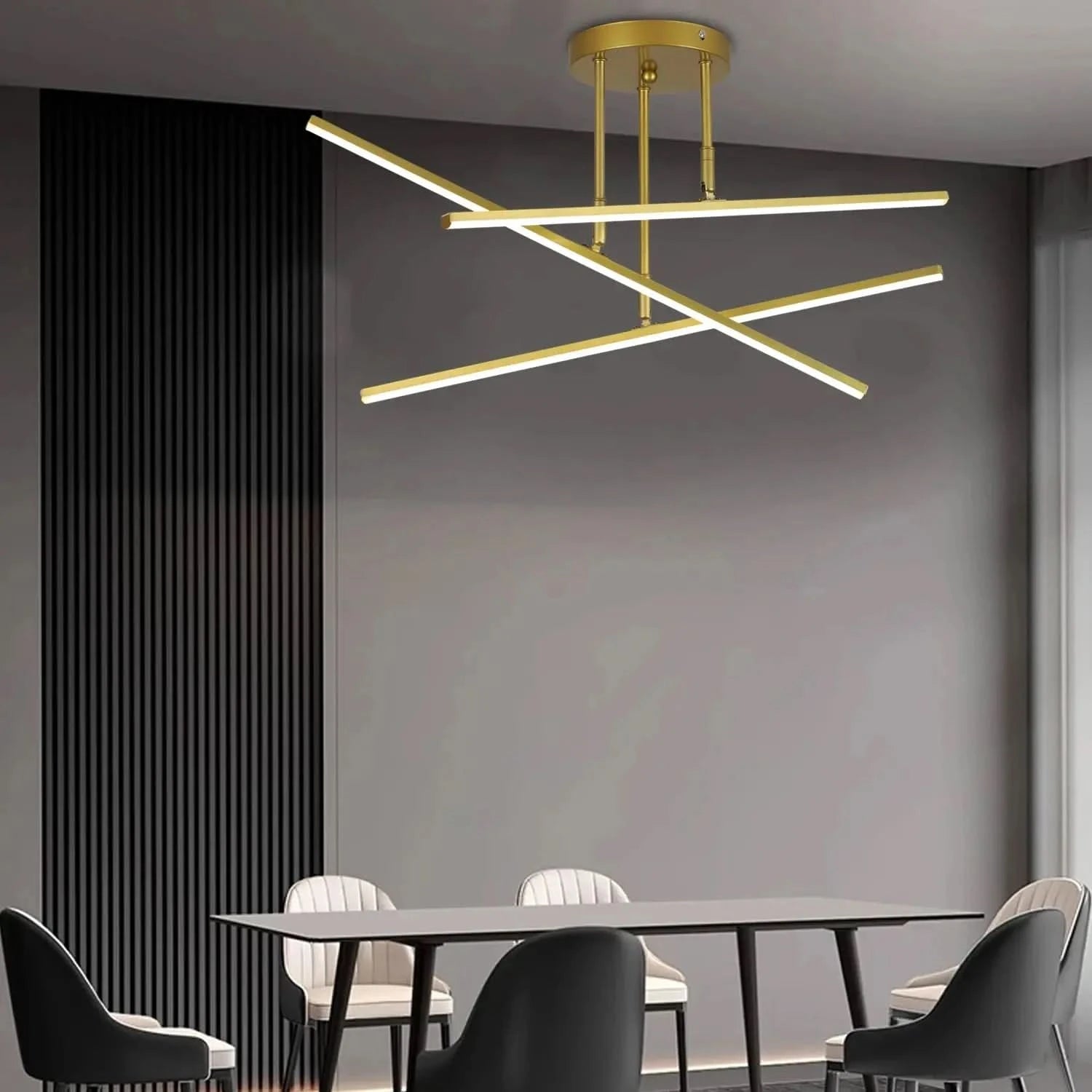 Nordic Modern LED Ceiling Lamp – Minimalist Chandelier Light for Living Room, Dining Room & Bedroom ARTHAYA