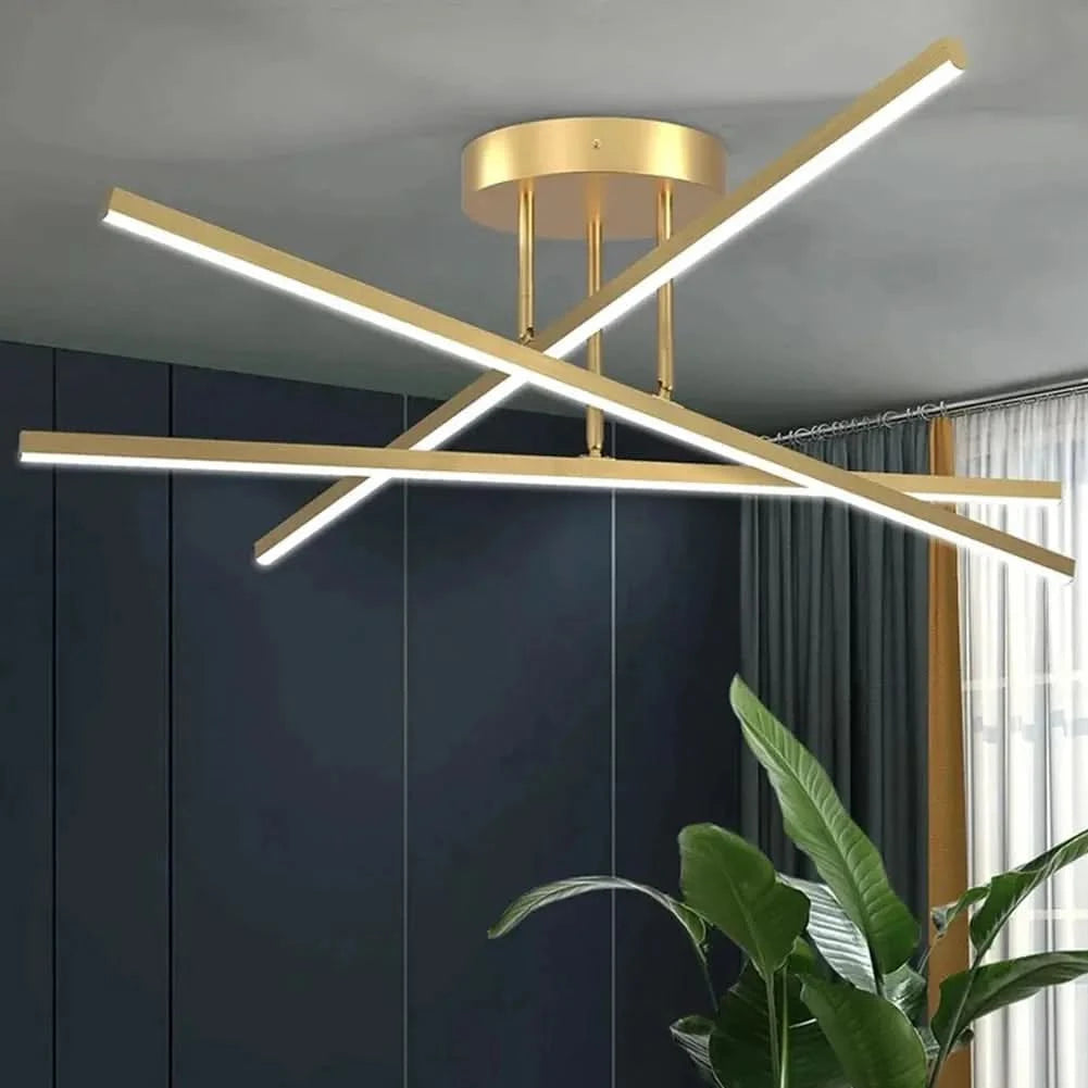 Nordic Modern LED Ceiling Lamp – Minimalist Chandelier Light for Living Room, Dining Room & Bedroom ARTHAYA