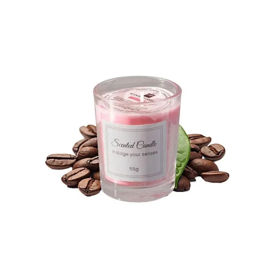 Premium Aromatherapy Candle Gift Box – Handmade Glass Soy Wax Candle, Smokeless and Elegant arthaya