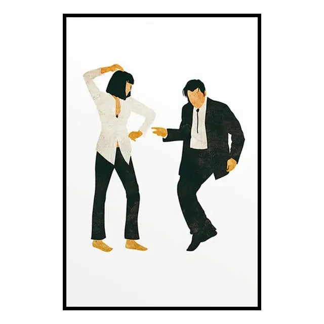 Nordic-style canvas featuring popular film characters

