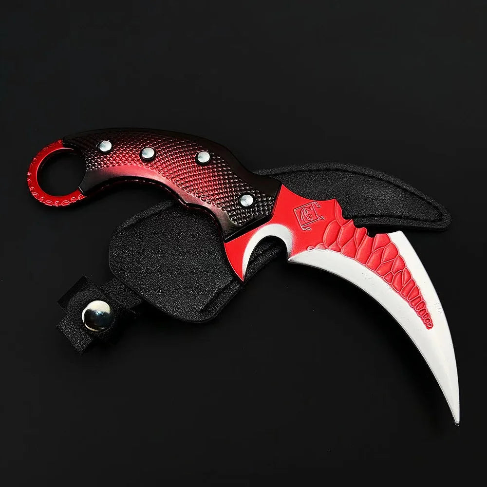 Durable flip-style knife replica for fans of action games


