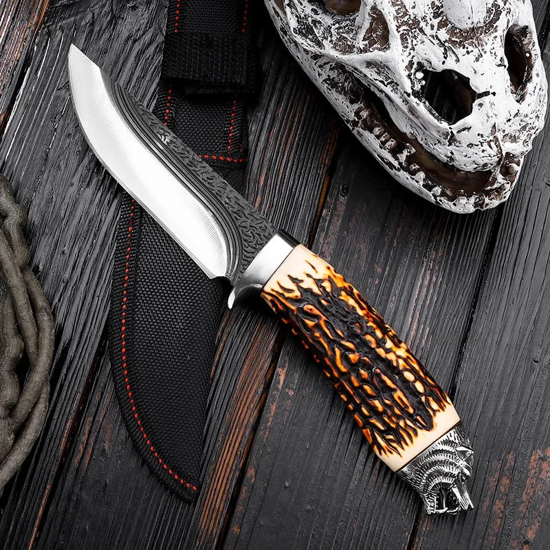 Compact stainless steel meat cutting knife by Arthaya

