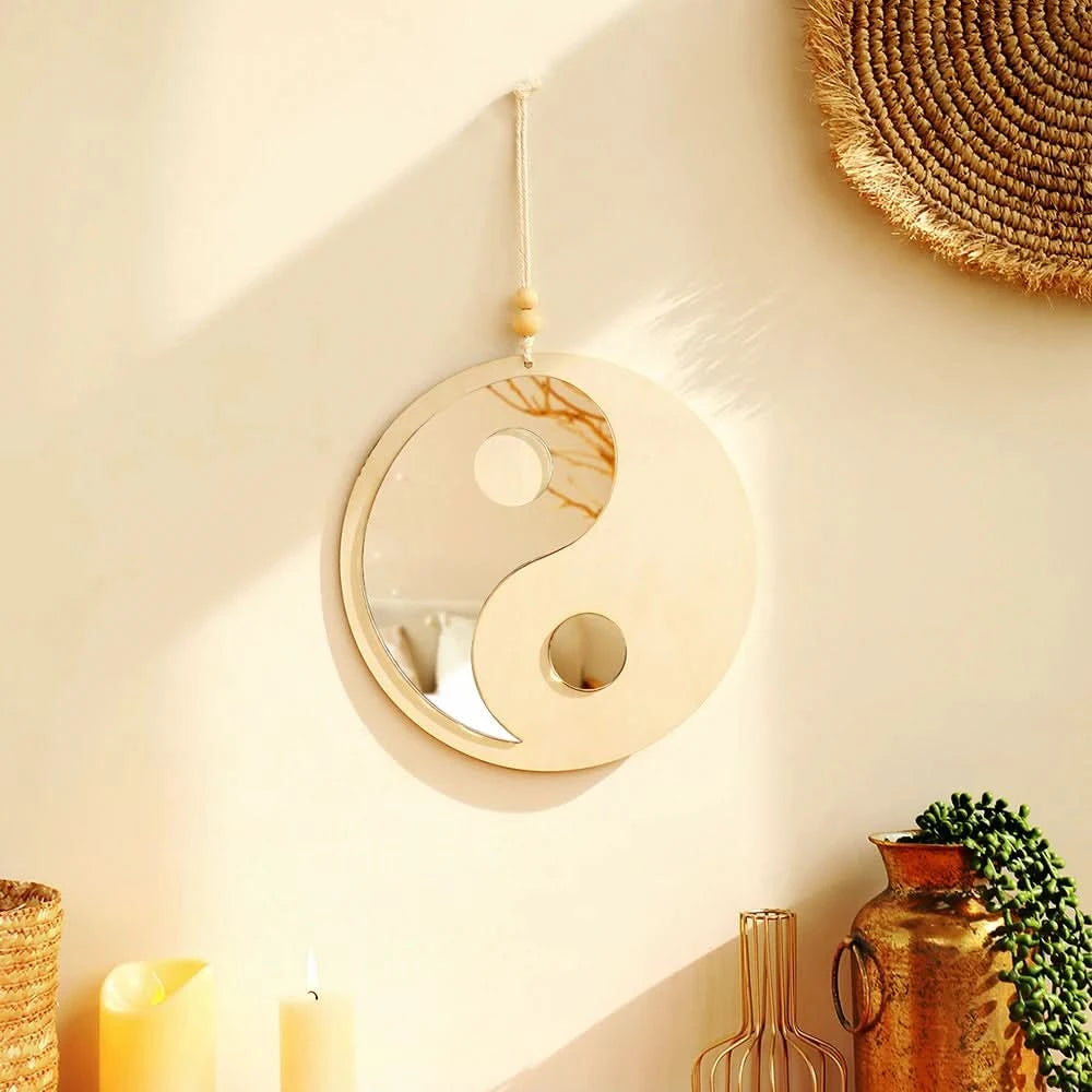 Feng Shui balance mirror for home interior