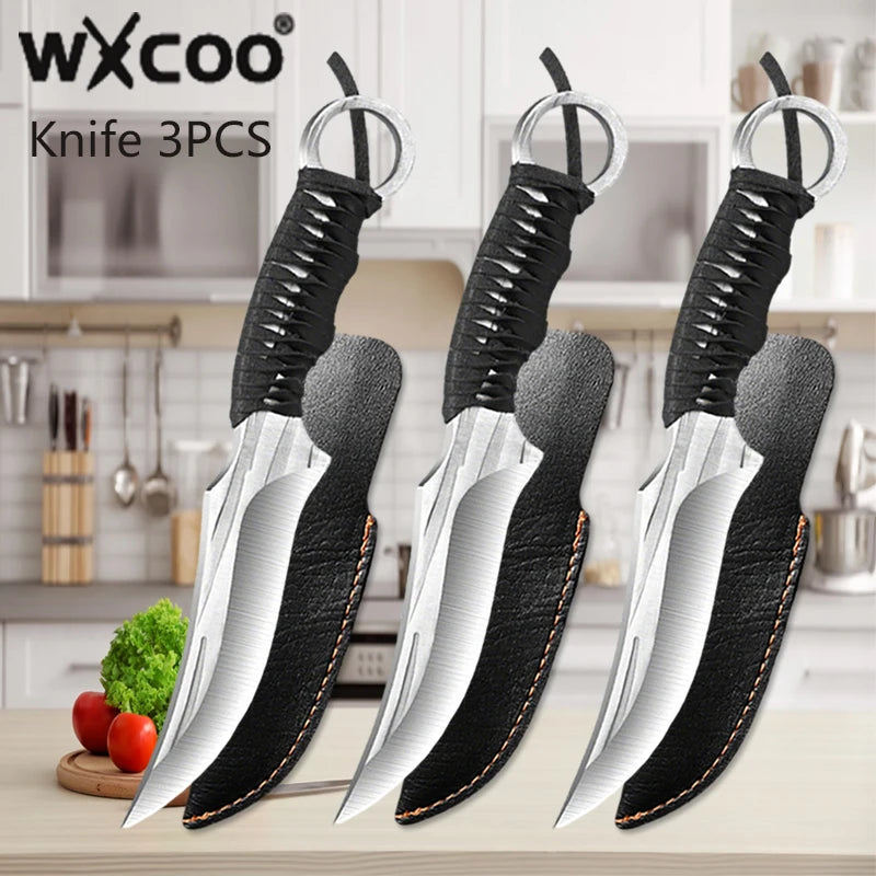 Knife with tactical ring grip designed for precision and control