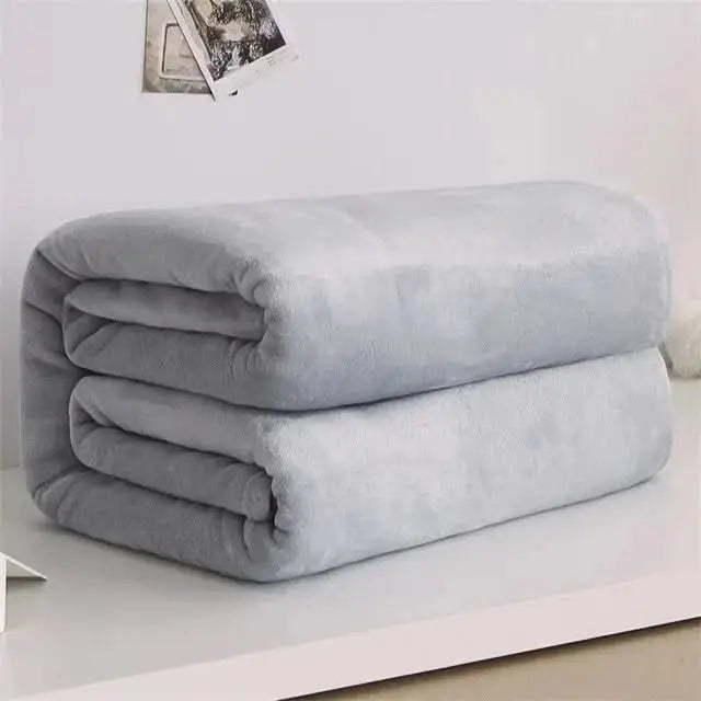 230GSM coral fleece blanket, soft to the touch and ideal for night-time relaxation.