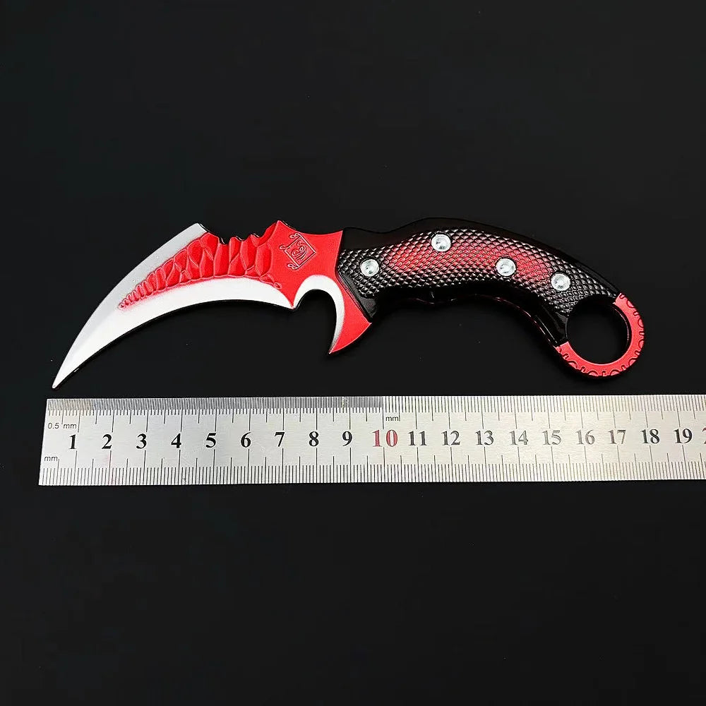 Durable flip-style knife replica for fans of action games