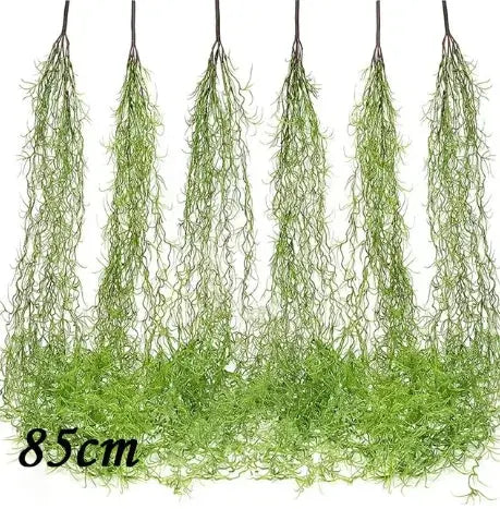 Cottagecore hanging flower pot in wicker style

