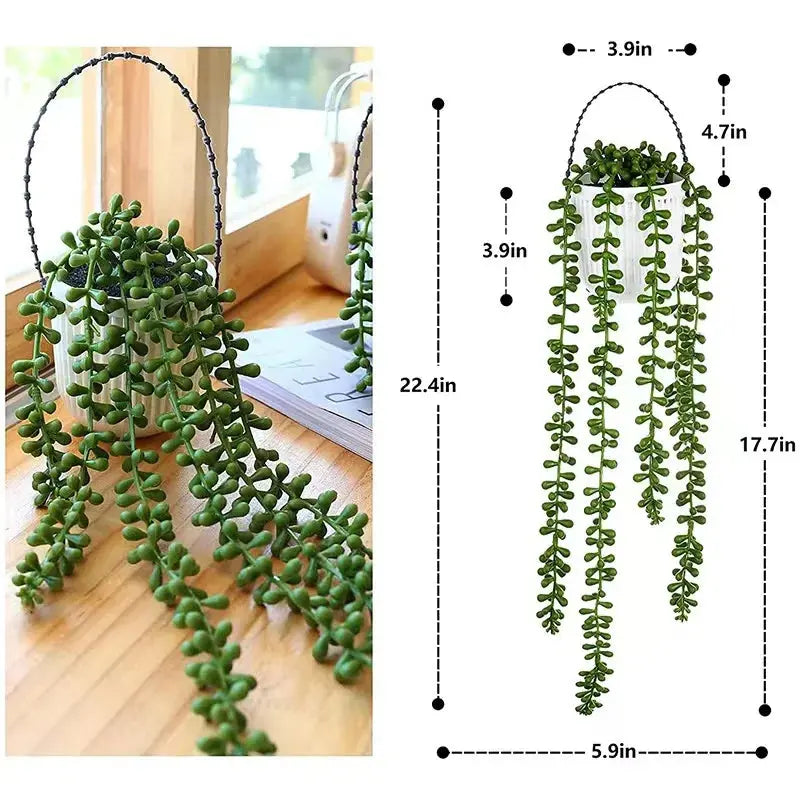 Vertical garden planter in rustic wicker design