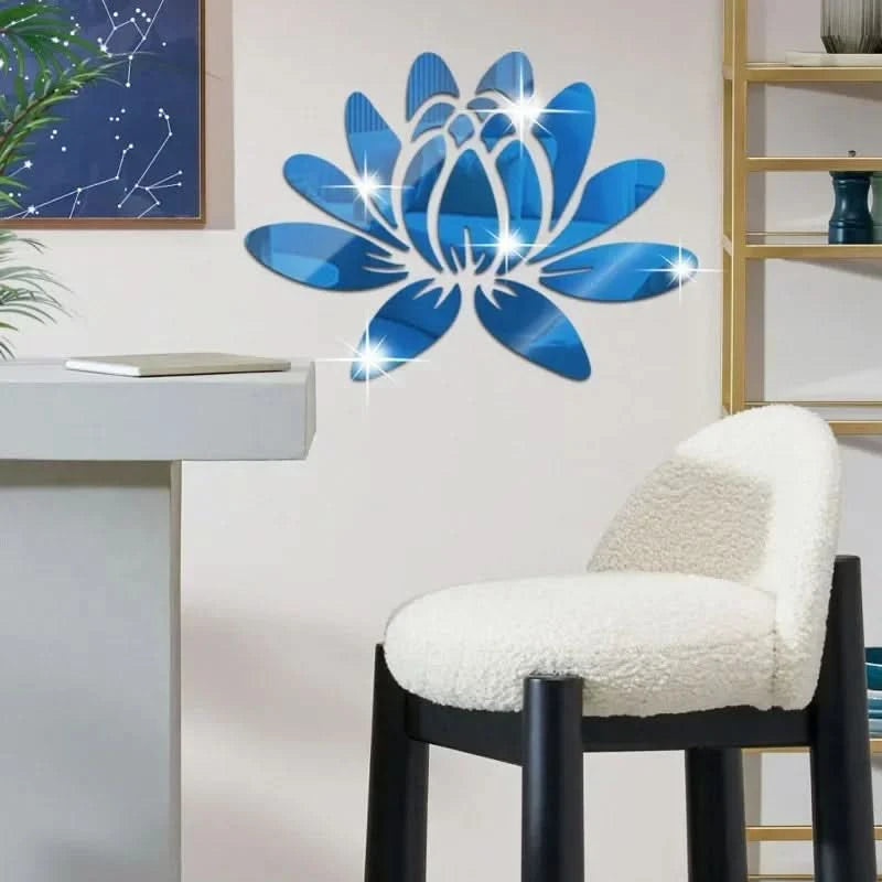 Elegant lotus wall art for office or hallway