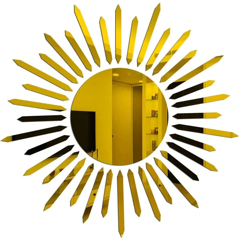 Sunflower aesthetic mirror sticker