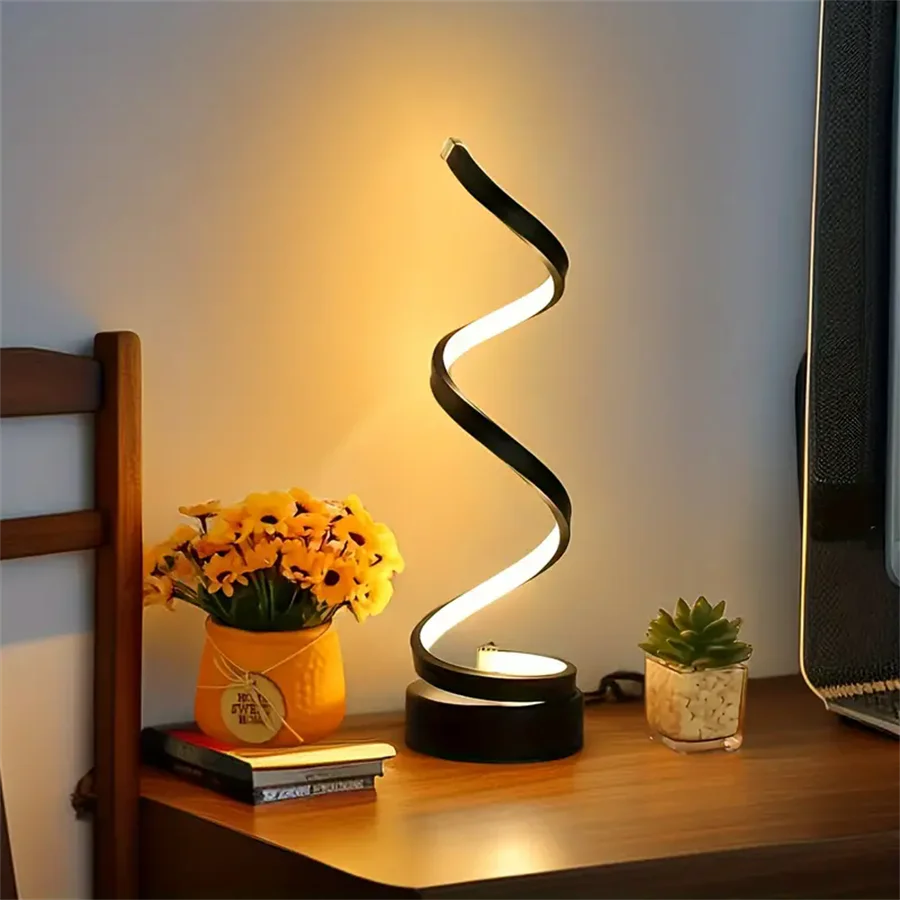 USB-powered desk lamp with adjustable brightness

