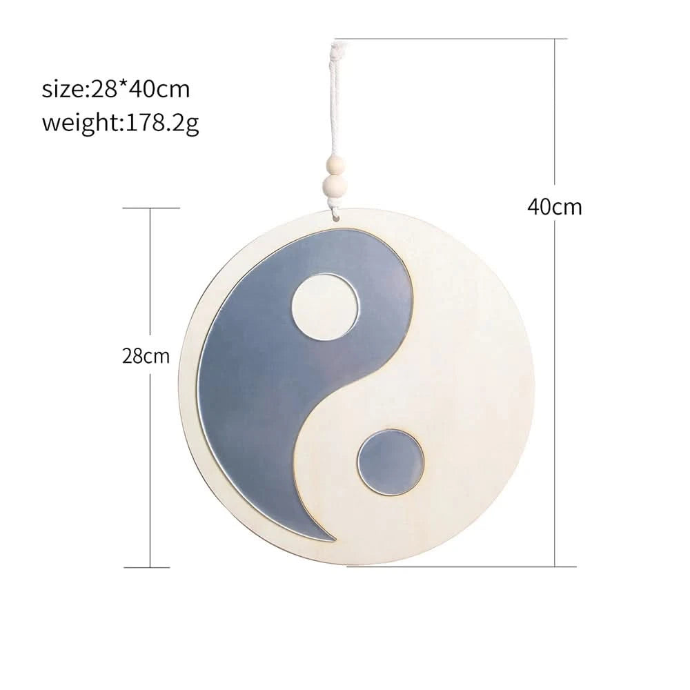 Handmade Yin Yang decorative wall mirror