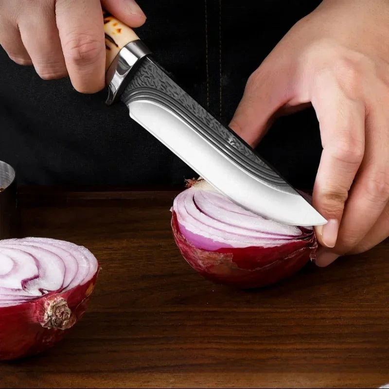 Compact steak cutting tool perfect for travel or camping

