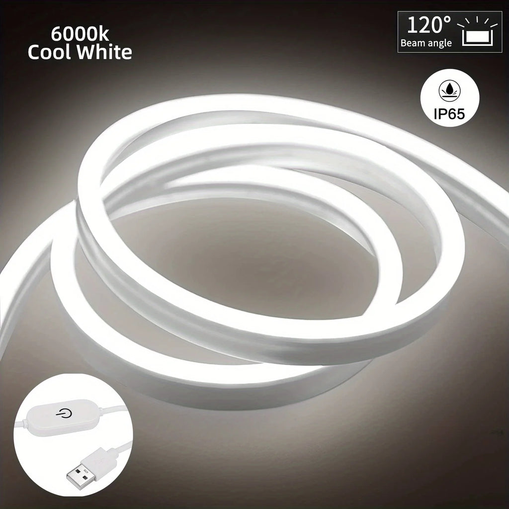 Modern LED neon light with dimmable settings