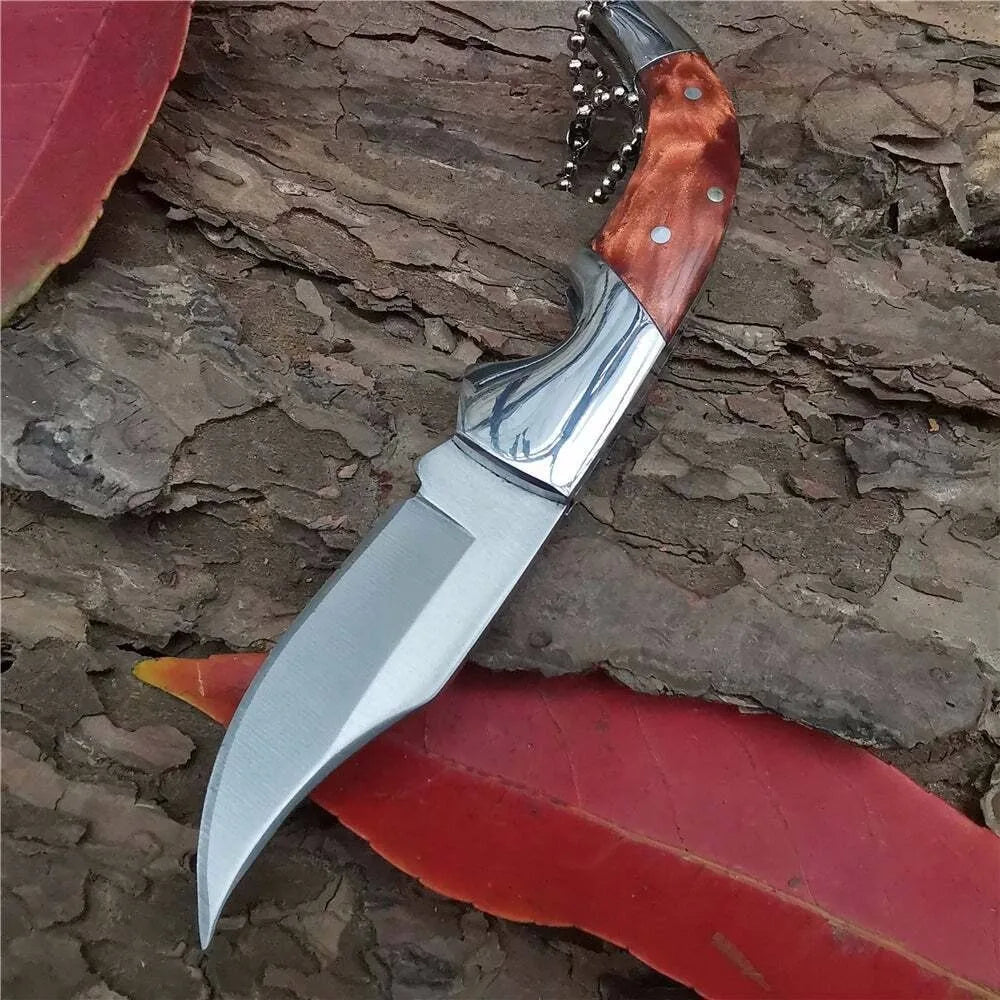 Handcrafted folding knife ideal for camping and everyday carry
