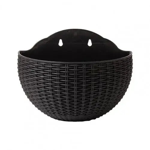 Vertical plastic planter for small garden spaces