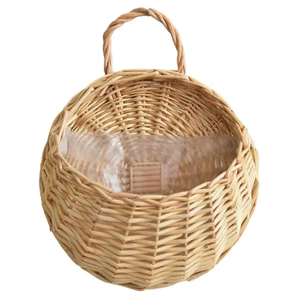 Lightweight rattan basket for floral arrangements