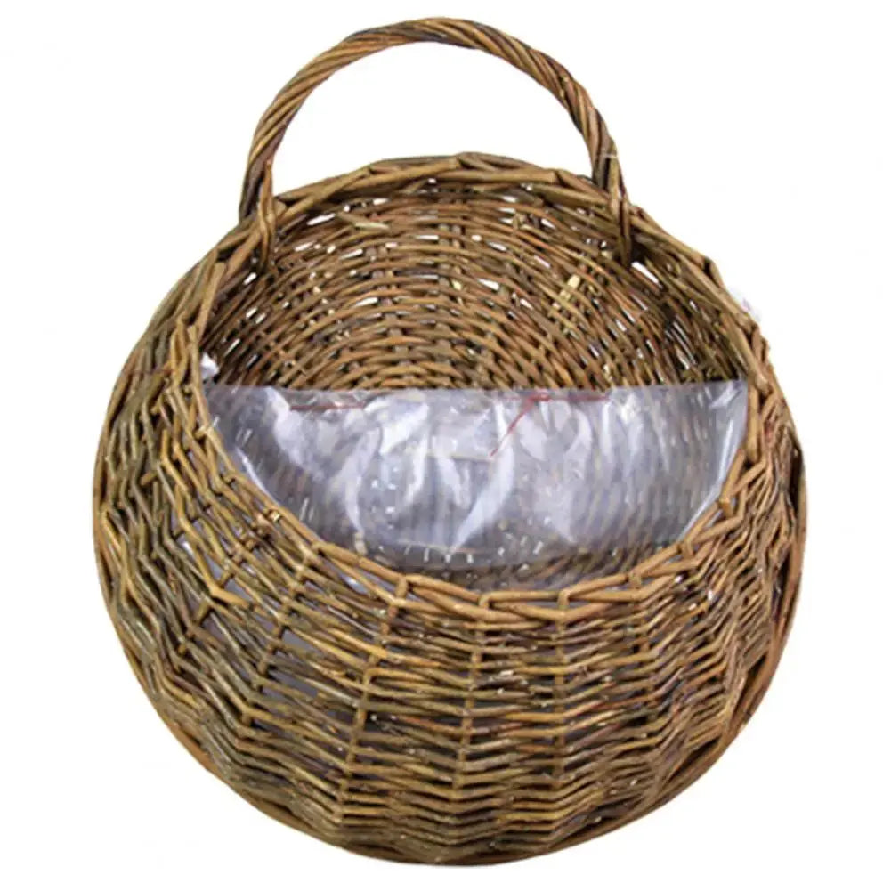 Decorative handmade flower basket for home or patio

